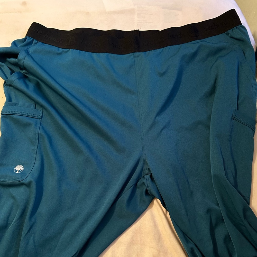 Caribbean blue stub pants 2x